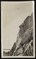 Photograph of construction pulleys, Hoover Dam, approximately 1931-1934