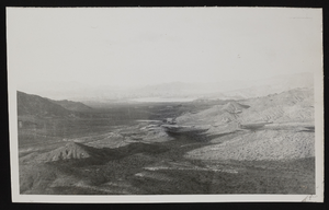 Photograph of a canyon near a river, Boulder City (Nev.), approximately 1930-1936