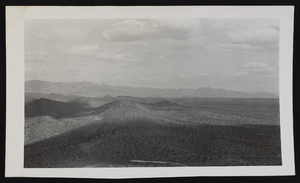 Photograph of a mountain range, Black Mountains (Nev.), approximately 1930-1936