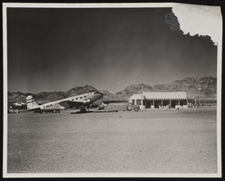 Photograph of a plane, Boulder City (Nev.), December 22, 1938