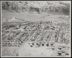 Aerial view of Boulder City (Nev.), January 14, 1946