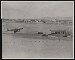 Photograph of an airport, Boulder City (Nev.), March 30, 1937