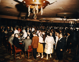 Photograph of gamblers inside the Sands Hotel and Casino, Las Vegas, circa late 1950s-early 1960s