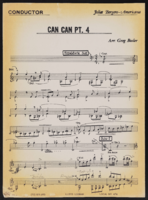 Cancan arrangements by Greg Bosler: sheet music