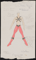 Adagio male dancers: original preliminary sketch