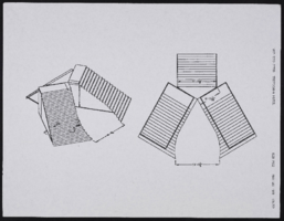 Tiffany Theater drawings and specifications and scenery information and set design drawings: black-and-white photocopies