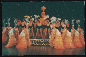 Dancers on stage in finale