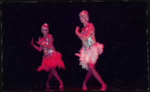 1920s flappers on stage