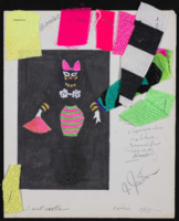 Latin and Western costume design drawings