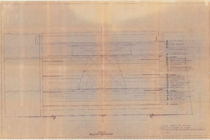 Cilla at the Palace, Victoria Palace, London: set design drawings, unidentified designer 