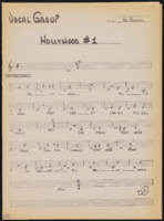 Hello America: sheet music: "Hollywood #1 and #3"