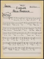 Hello America: sheet music: "Closing: Hello America"