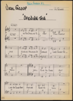Hello America: sheet music: "Opening Tag" (2nd edition)