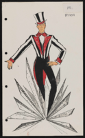 Jubilee!: costume design sketches: Minstrel opening, "Minstrel"