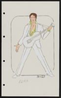 Jubilee!: costume design sketches: Minstrel opening, "Elvis"