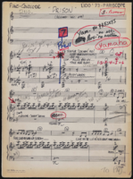 Pariscope (10th edition): sheet music - Act VI, "A Nightmare Dream" Act VIII, "Old England"