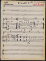 Pariscope (10th edition): sheet music - Act X, "Merci, Maurice"