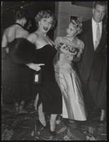 Jane Powell, Terry Moore, Ursula Thiess, and Jack Entratter: photographs