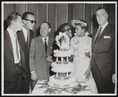 Wedding of Sammy Davis, Jr. and Loray White: photographs