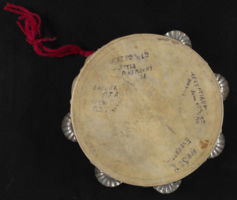 Small tambourine signed, 1931-1932