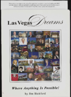 Las Vegas Dreams publication autographed by Jim Bickford, 2006