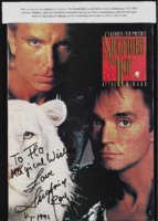 Siegfried and Roy at the Mirage program, autographed, 1992