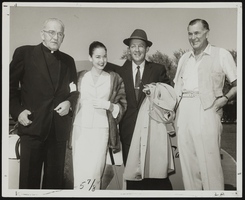 Bing Crosby, Jack Entratter, and two unidentified people: photograph