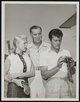 Tony Curtis,  Janet Leigh, and Jack Entratter: photographs