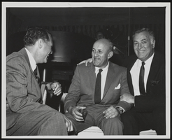 Eli Wallach, Jack Entratter, and unidentified man: photographs