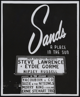 Steve Lawrence and Eydie Gorme at the Sands Hotel: photographs