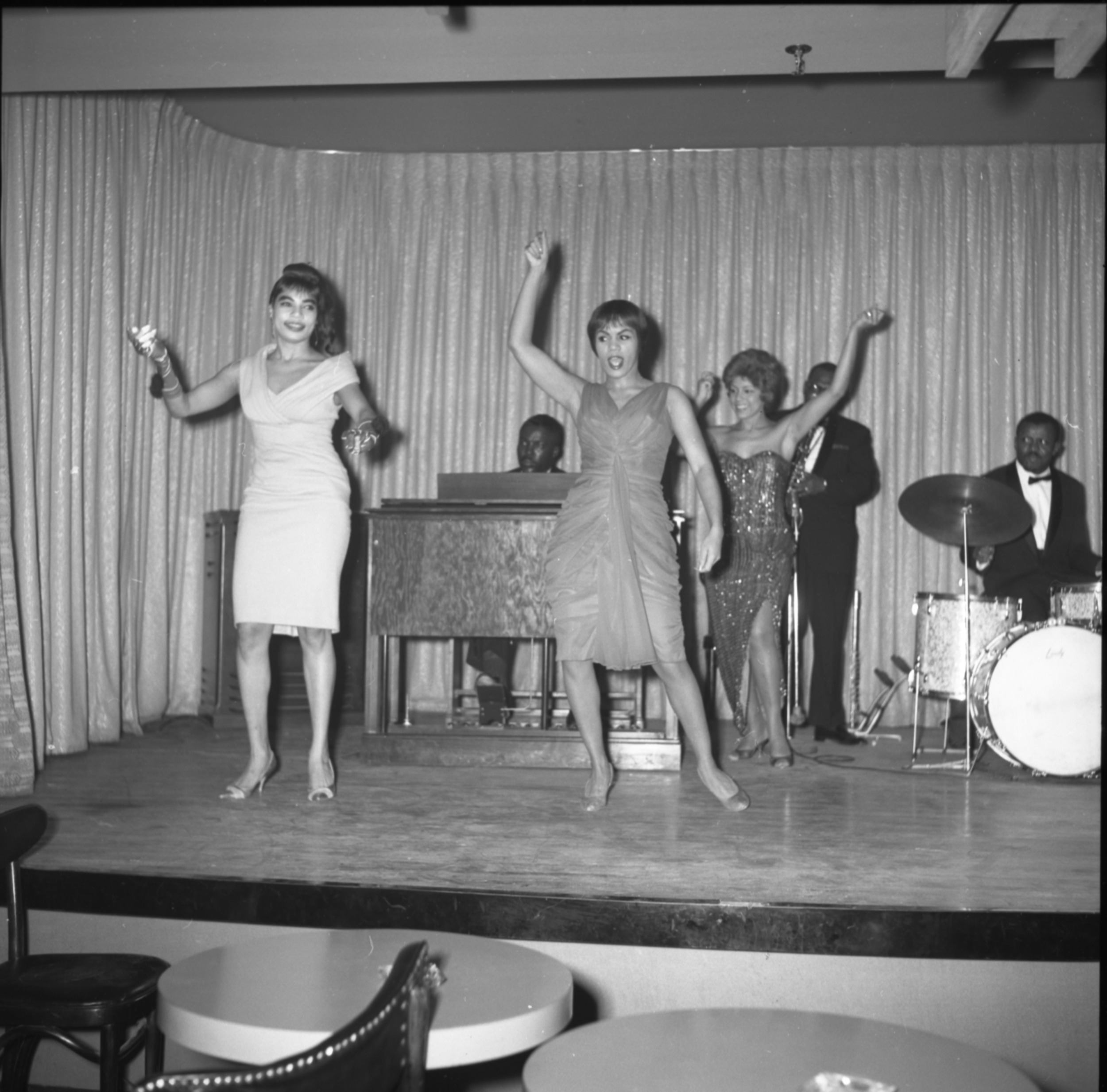 Film negative of the Carver House talent show, January 24, 1962