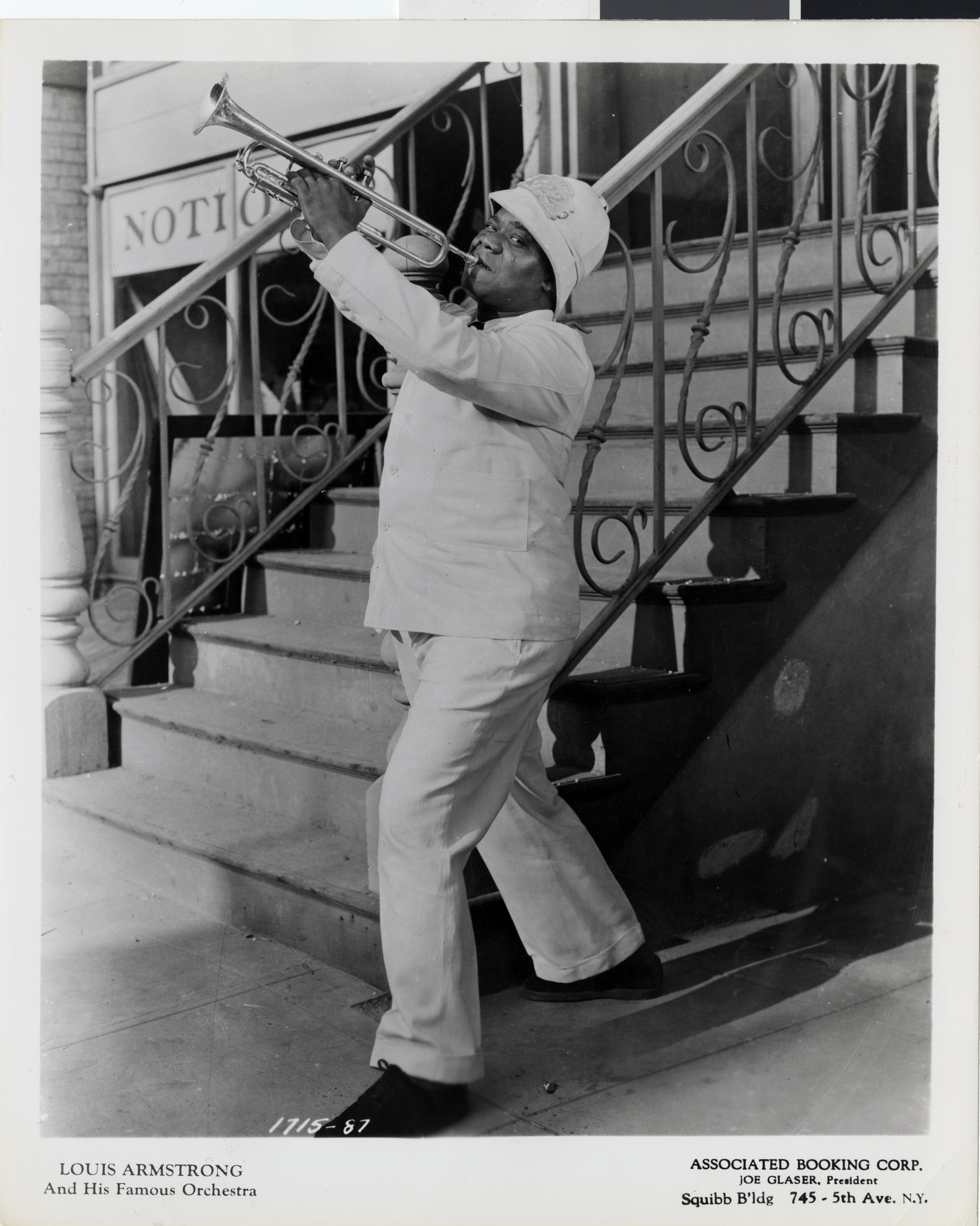 Publicity photograph of Louis Armstrong