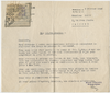 Letter from Hebrew Immigrant Aid Society (Bordeaux, France) to David Bally (Bayonne, France), February 9, 1948