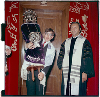Photographs of David Steinberg's bar mitzvah, August 27, 1969
