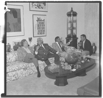 Photographs of Combined Jewish Appeal Publicity Committee at Jean Weinberger's home, April 25, 1976