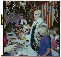 Photographs of Temple Beth Sholom's worship service, Las Vegas (Nev.), October 10, 1976