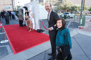 Photograph of Andy Katz and Bea Katz at Manpower Las Vegas' 50th anniversary celebration, Las Vegas, Nevada, April 09, 2015