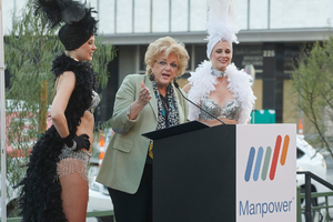 Photograph of Mayor Carolyn Goodman at Manpower Las Vegas' 50th anniversary celebration, Las Vegas, Nevada, April 09, 2015