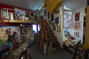 Photograph of art gallery at the House of Straus, Las Vegas (Nev.), July 14, 2016