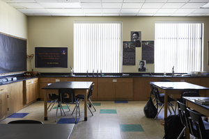 Photograph of science classroom at Desert Torah Academy, Las Vegas (Nev.), September 22, 2016