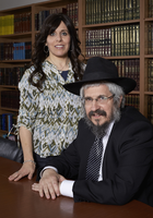 Photograph of Rabbi Shea Harlig with wife Dina, Las Vegas (Nev.), September 22, 2016