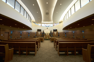 Photograph of Sanctuary at Temple Sinai, Las Vegas (Nev.), October 04, 2016