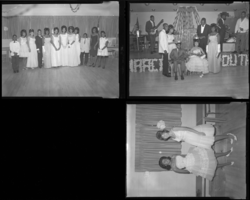 Set of negatives by Clinton Wright including NAACP Youth and Merit Drugs baseball team, 1964