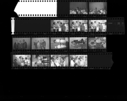 Set of negatives by Clinton Wright including Bishop Appreciation, civil rights luncheon at the Mint, Grand Lodge at Bethel Baptist, and Cassius Clay at Larry's, 1965