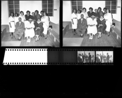 Set of negatives by Clinton Wright including Mother Porter's Appreciation, and Shriners prepare for Convention, 1965
