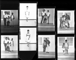 Set of negatives by Clinton Wright including Mother Porter's appreciation, Brenda McKenney, Bob and friends at 1705 Highland, Chucks Gym Lodge (Contrell's), and Ernest Harris, 1965