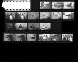 Set of negatives by Clinton Wright  including John West's birthday party, Leonard Mason, and Mr. Richard David, 1965
