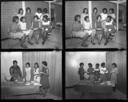 Set of negatives by Clinton Wright of the debutants meeting at Doolittle (September 19, 1965), 1965