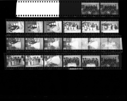 Set of negatives Clinton Wright including Mary Jean Washington wedding, and New Sorority, 1966