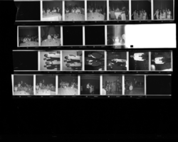 Set of negatives by Clinton Wright of a formal event at the Dunes, 1966